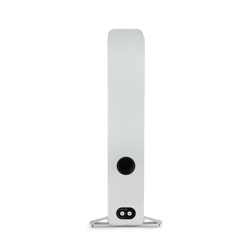 Q Acoustics 5050 Floorstanding Speakers Satin White (Pair) — rear panel