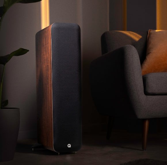 Q Acoustics M40 Wireless Micro-Tower Speakers lifestyle setting