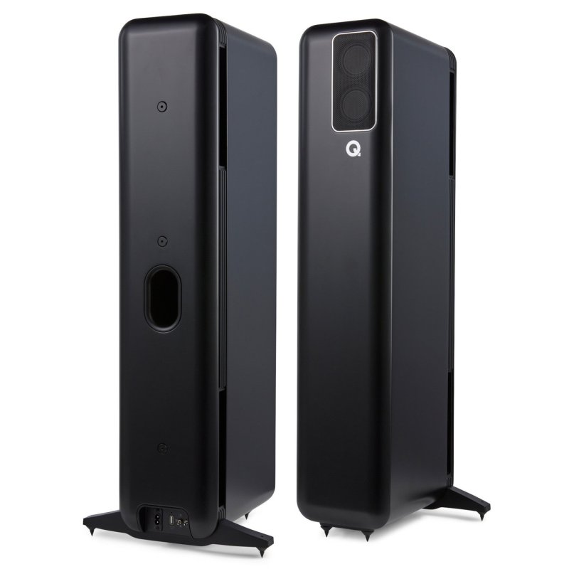 Q Acoustics Q Active 400 Floorstanding Speakers Black (Pair)