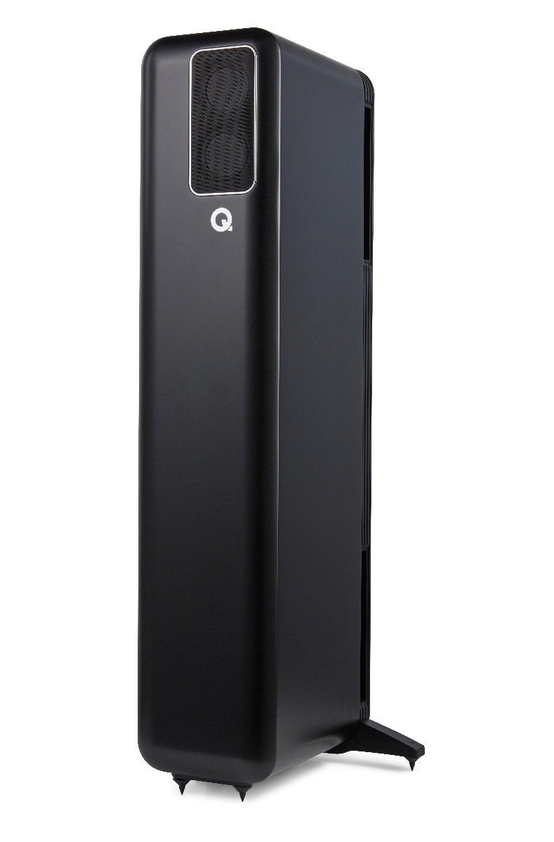 Q Acoustics Q Active 400 Floorstanding Speakers Black (Pair) — front view