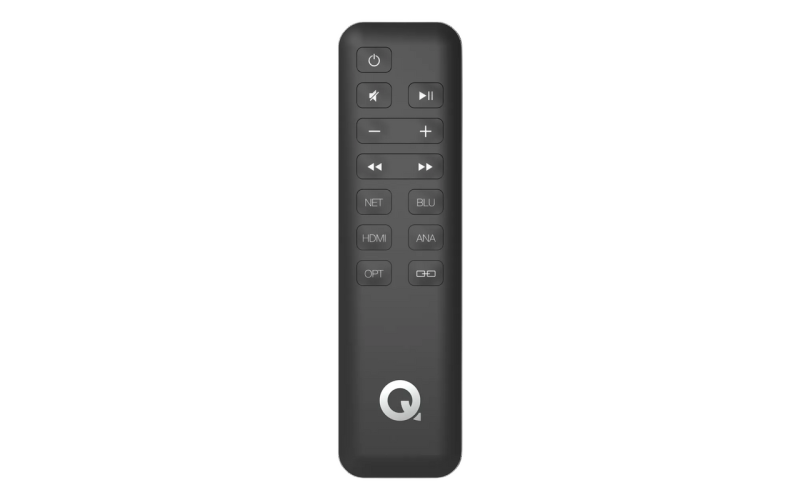 Q Acoustics Q Active 400 Floorstanding Speakers Black (Pair) — remote control