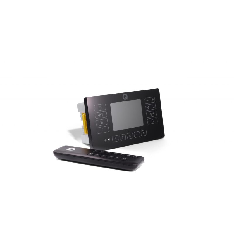 Q Acoustics E120 Wireless Audio System Black — with remote control