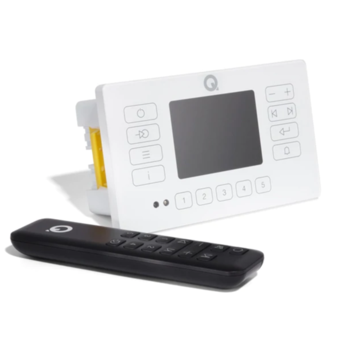 Q Acoustics E120 White - with remote control