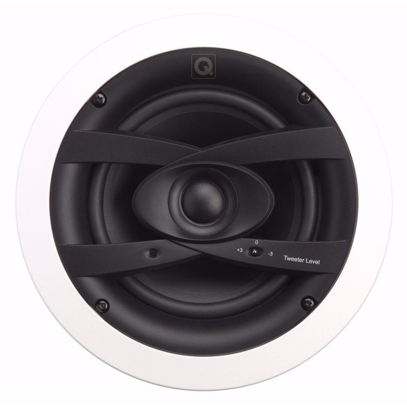 Q Acoustics Qi 65Cw Weatherproof In-Ceiling Speaker (Pair) — front view (grille removed)