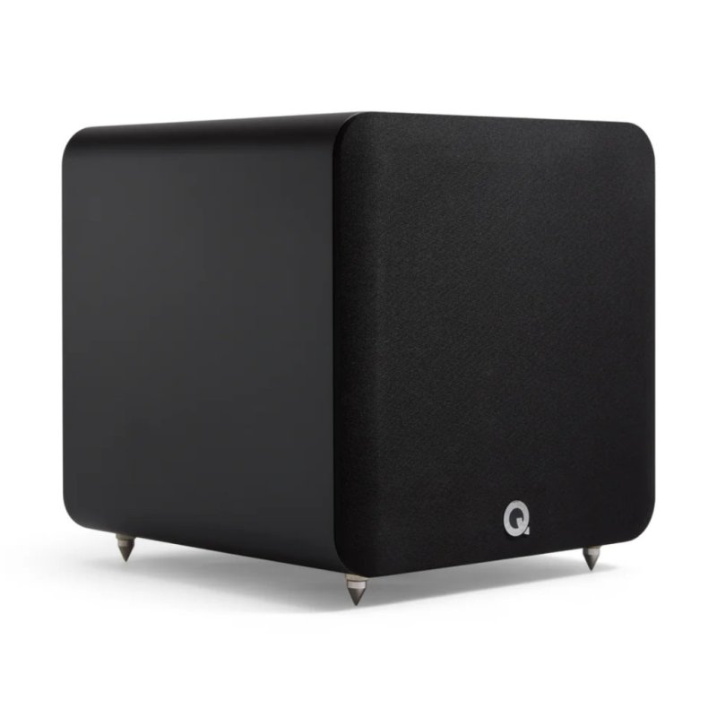 Q Acoustics Q SUB 100 Subwoofer Black — front angle view