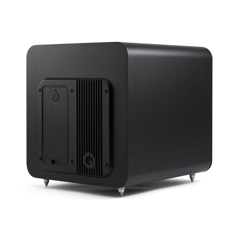 Q Acoustics Q SUB 100 Subwoofer Black — rear angle view