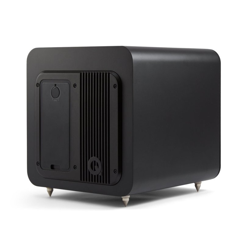 Q Acoustics Q SUB80 Subwoofer Satin Black — rear angle view