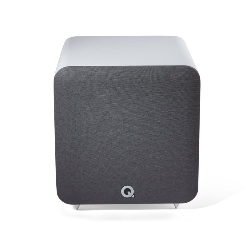 Q Acoustics Q SUB80 Subwoofer Satin White — top angle view