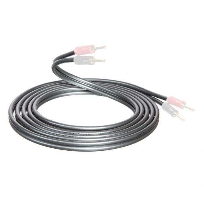 QED XT40i X-Tube Speaker Cable (5m Pair) — overhead view