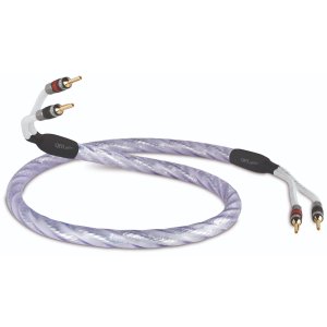 QED Signature Genesis Silver Spiral Terminated Speaker Cable (2m Pair)