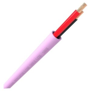 QED QX16/2 LSZH Speaker Cable Pink (300m Reel)