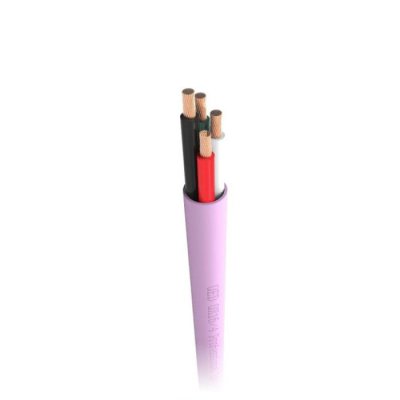QED QX16/4 LSZH Speaker Cable Pink (100m Box)