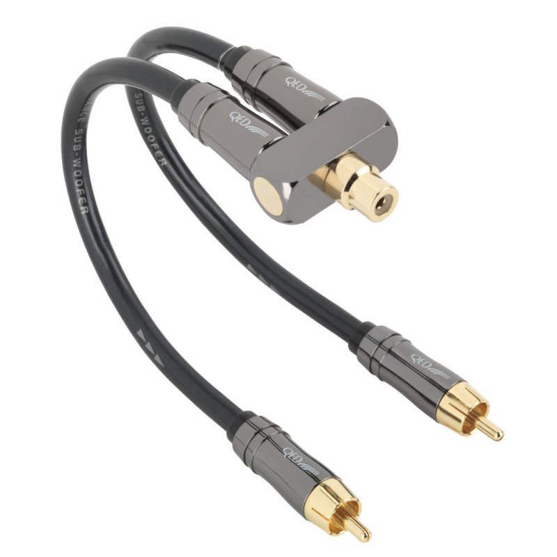 QED Performance Y-SW Subwoofer Adaptor