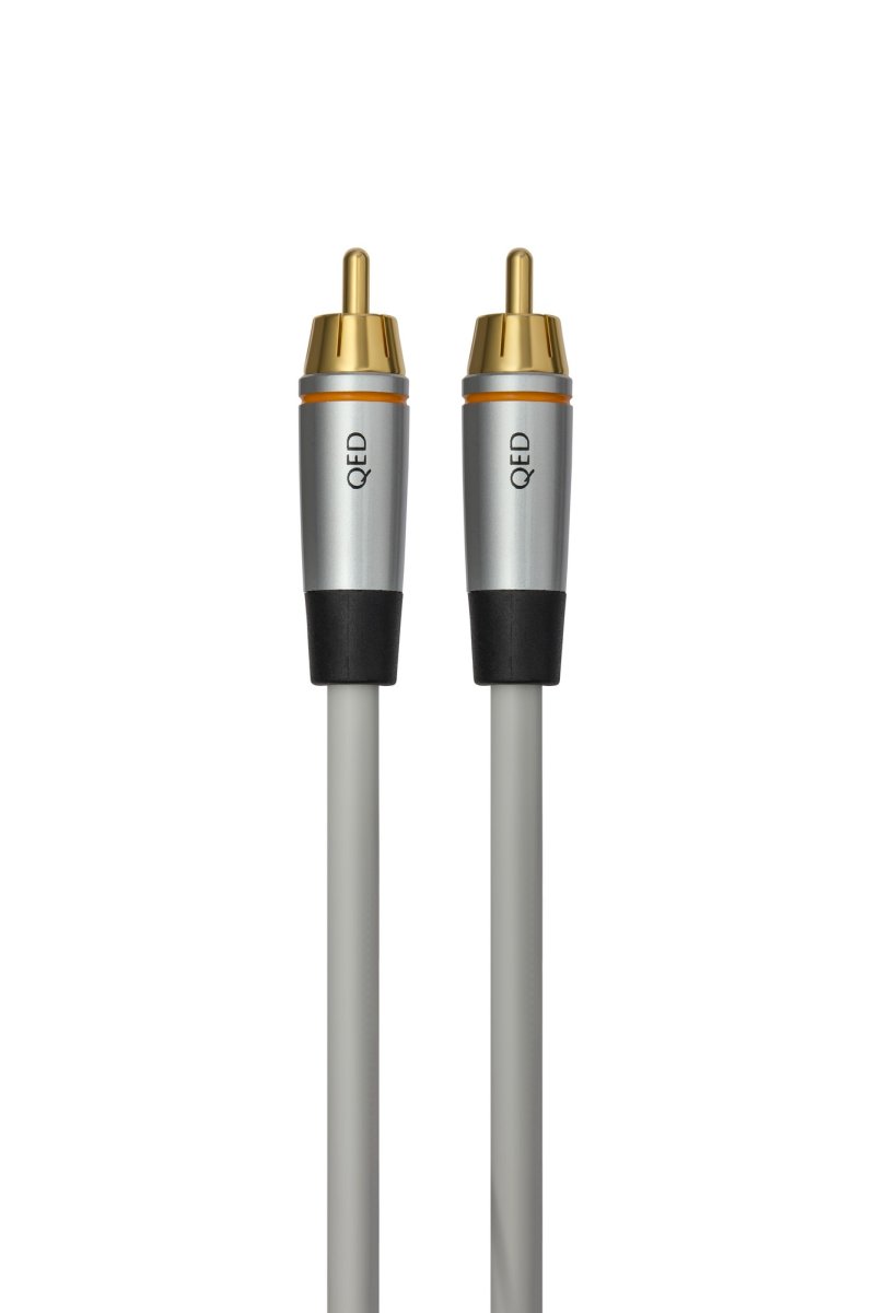 QED Performance Subwoofer cable gold-plated phono connectors, both ends