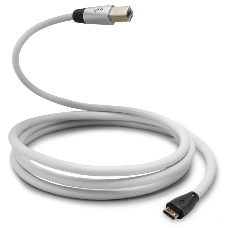 QED Performance USB-C to USB-B Cable (1.2m Single)
