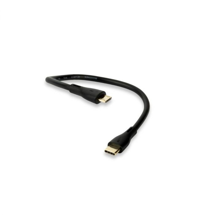 QED Connect USB C to Micro B Cable 0.75m — alternative angle