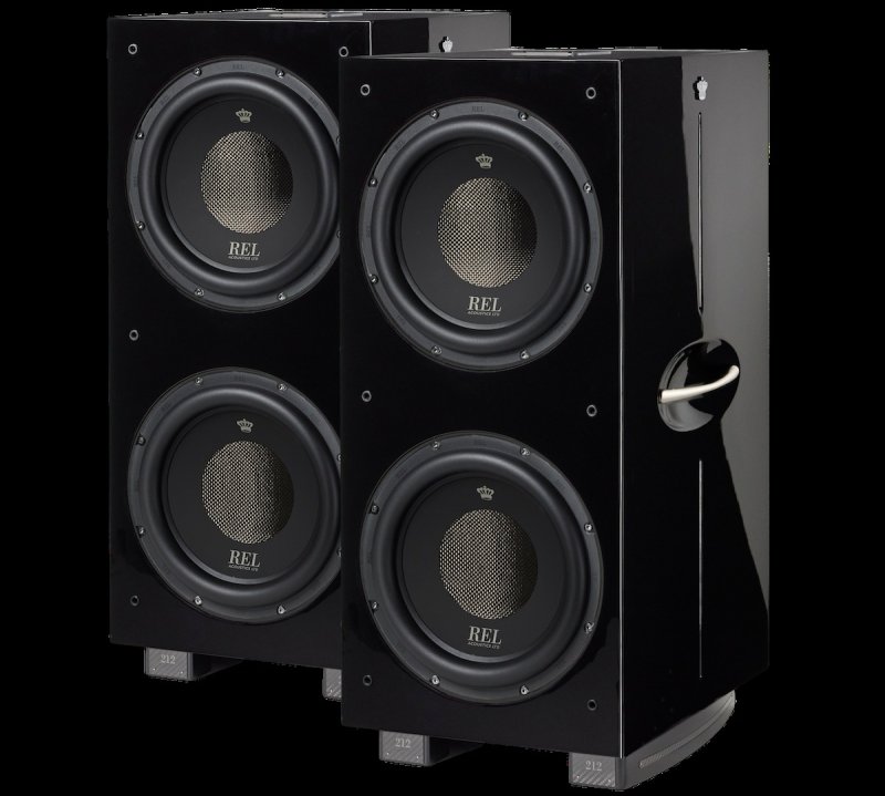 REL Acoustics 212 Black Label – stereo pair configuration