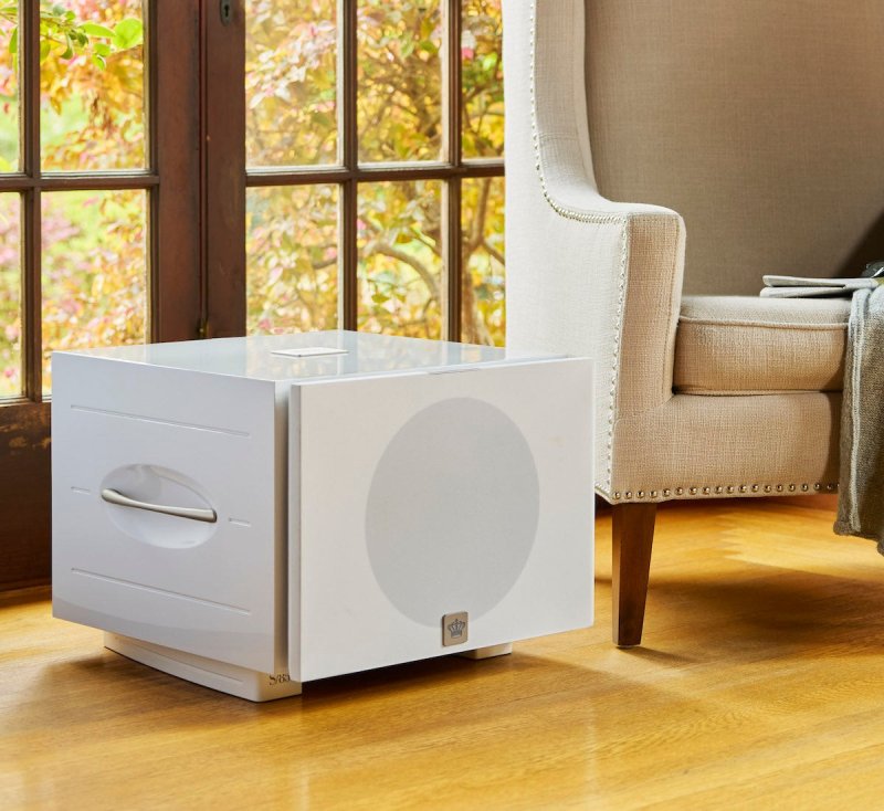 REL Acoustics S/850 Subwoofer White - With Cloth Grille