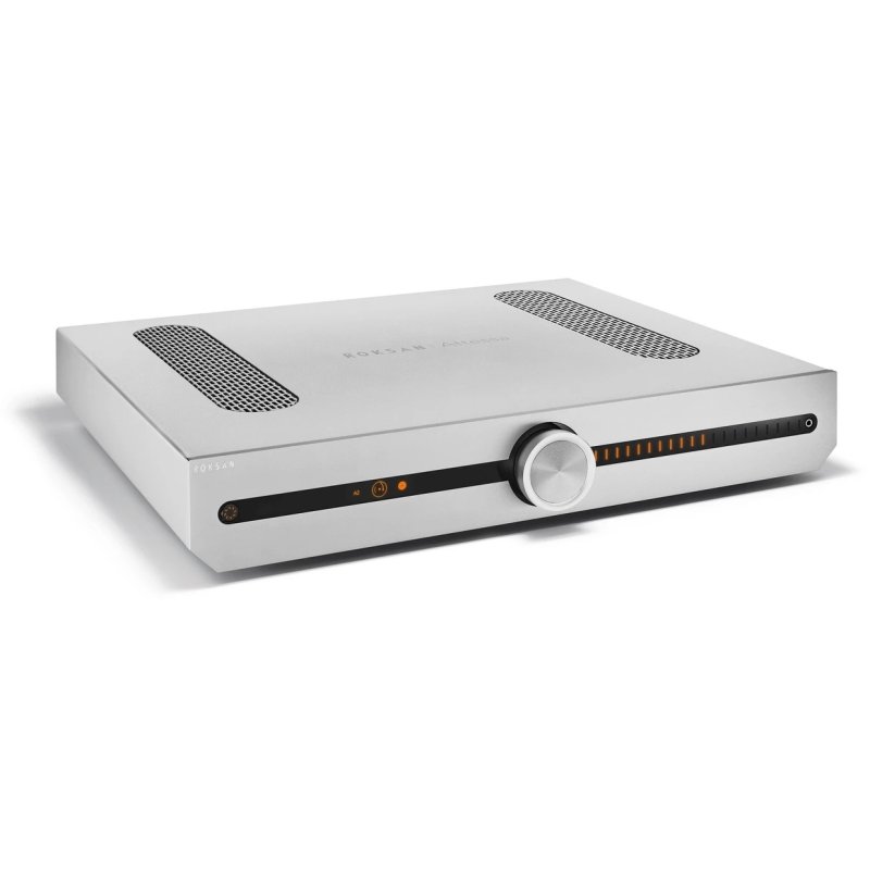Roksan Attessa Integrated Amplifier Silver Angled View