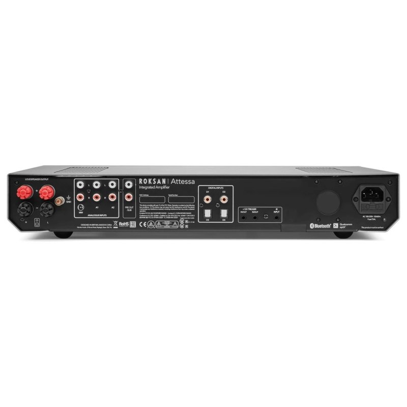 Roksan Attessa Integrated Amplifier Rear Panel