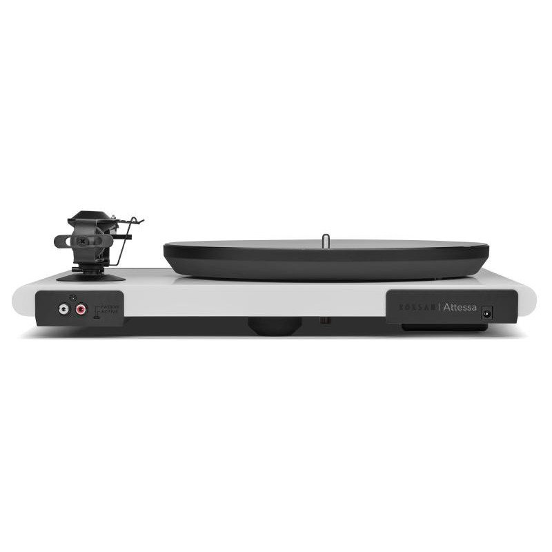 Roksan Attessa Turntable White — rear panel and connections