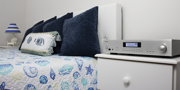 Rotel A14 MKII Integrated Amplifier Silver — lifestyle