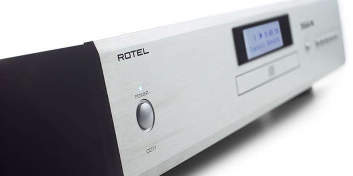 Rotel CD11 Tribute CD Player Silver — side angle
