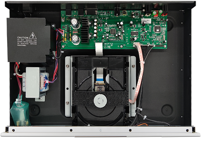 Rotel CD11 Tribute CD Player Silver — internal view