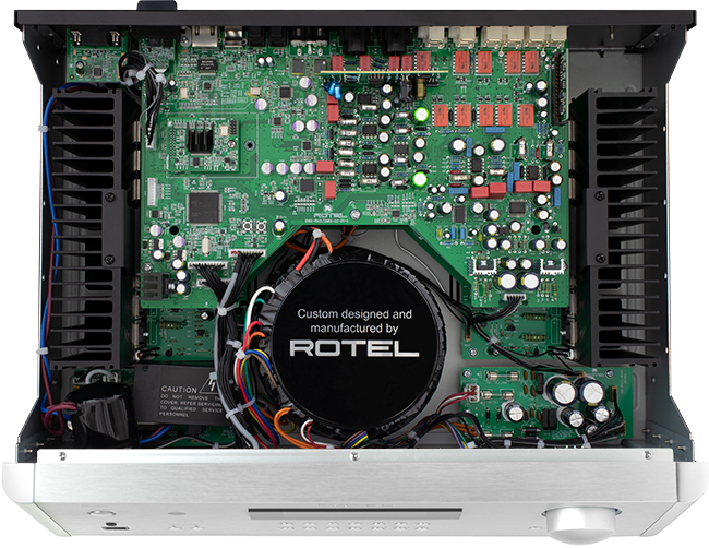 Rotel RA-1572 MKII Integrated Amplifier Silver internal components