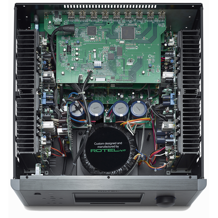 Rotel RAP-1580 AV Receiver Black — internal view