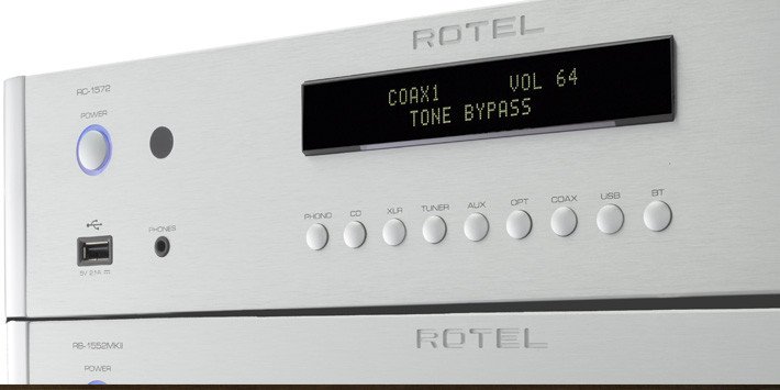 Rotel RC-1572 Pre-Amplifier Black — lifestyle