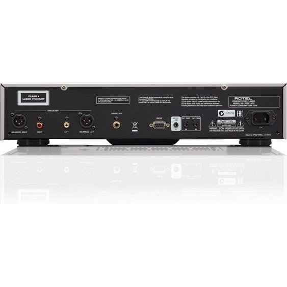 Rotel RCD-1572 CD Player Silver — rear panel