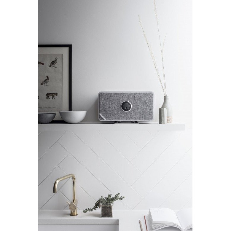 Ruark MRx Wireless Speaker White — lifestyle (kitchen)