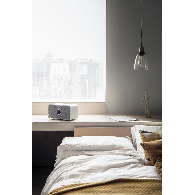 Ruark MRx Wireless Speaker White — lifestyle (bedroom)