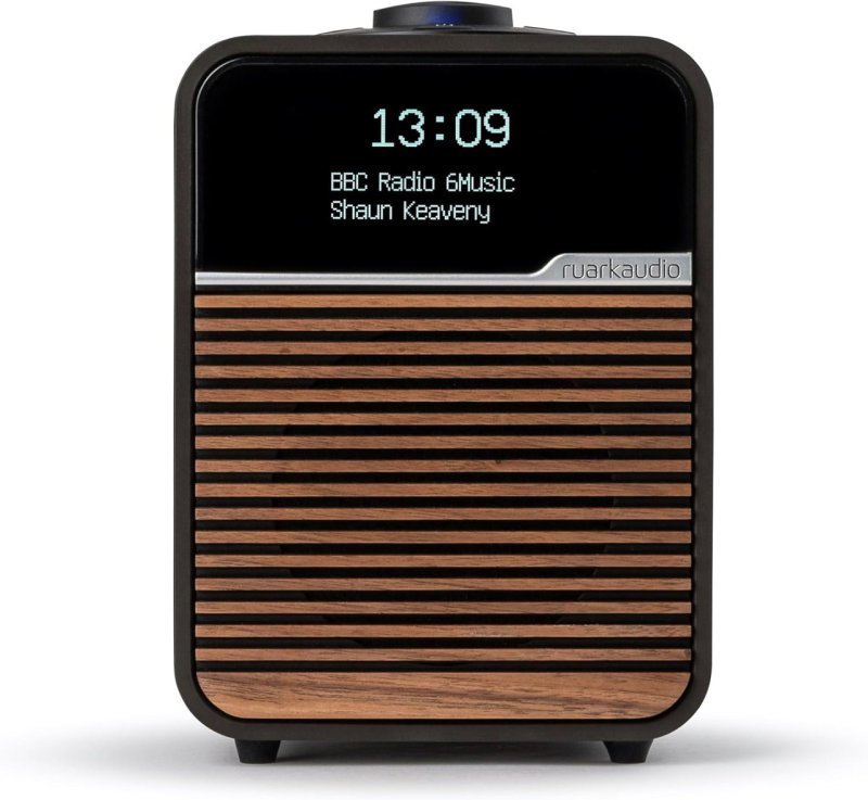 Ruark R1 Mk4 Deluxe Bluetooth Radio Espresso — front view
