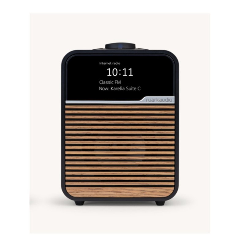 Ruark R1S Smart Radio Charcoal — front view