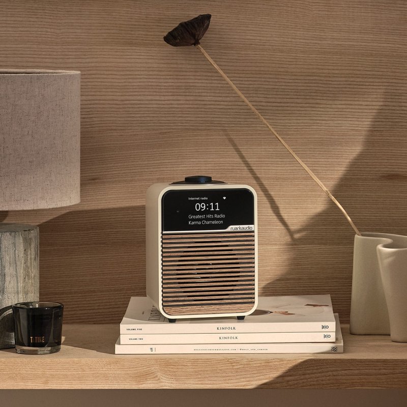 Ruark R1S Smart Radio Light Cream — lifestyle