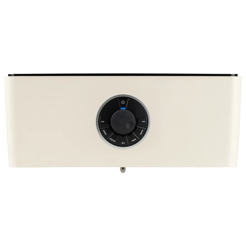Ruark Audio R2 Mk4 Smart Music System in Light Cream - Top View with Rotodial