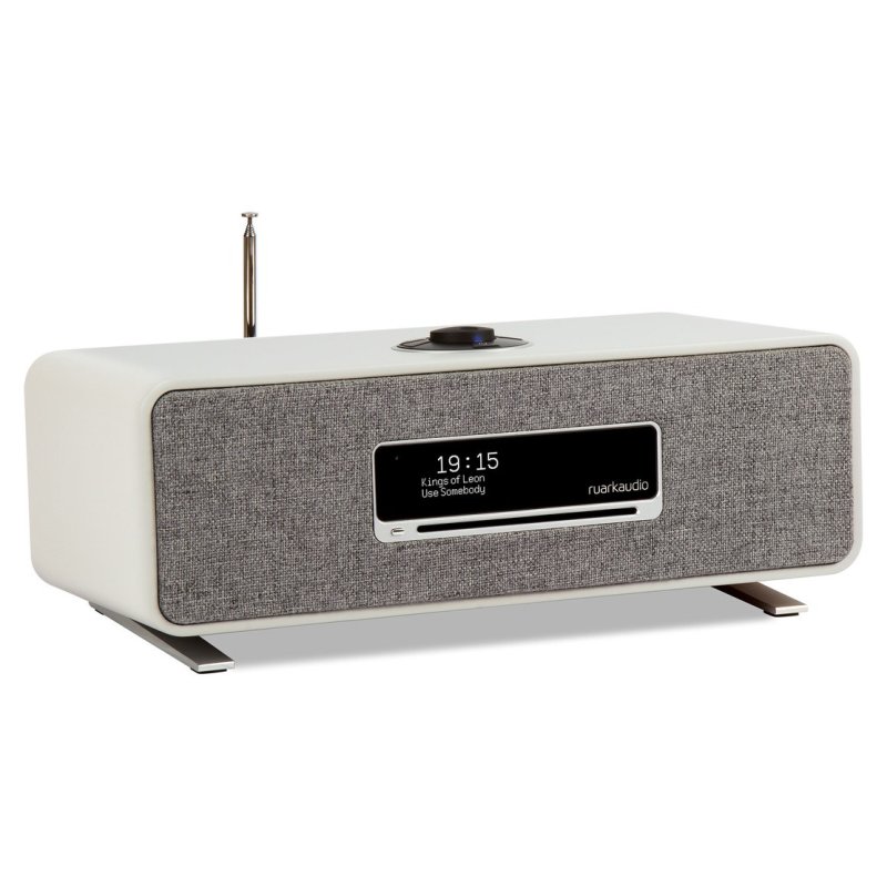 Ruark R3S Wireless Music System (Soft Grey) — angle view