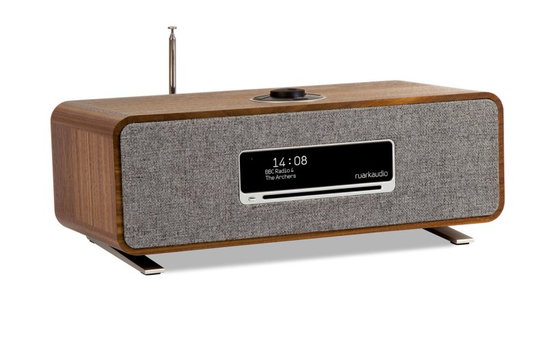 Ruark R3S Wireless Music System Walnut Veneer — angle