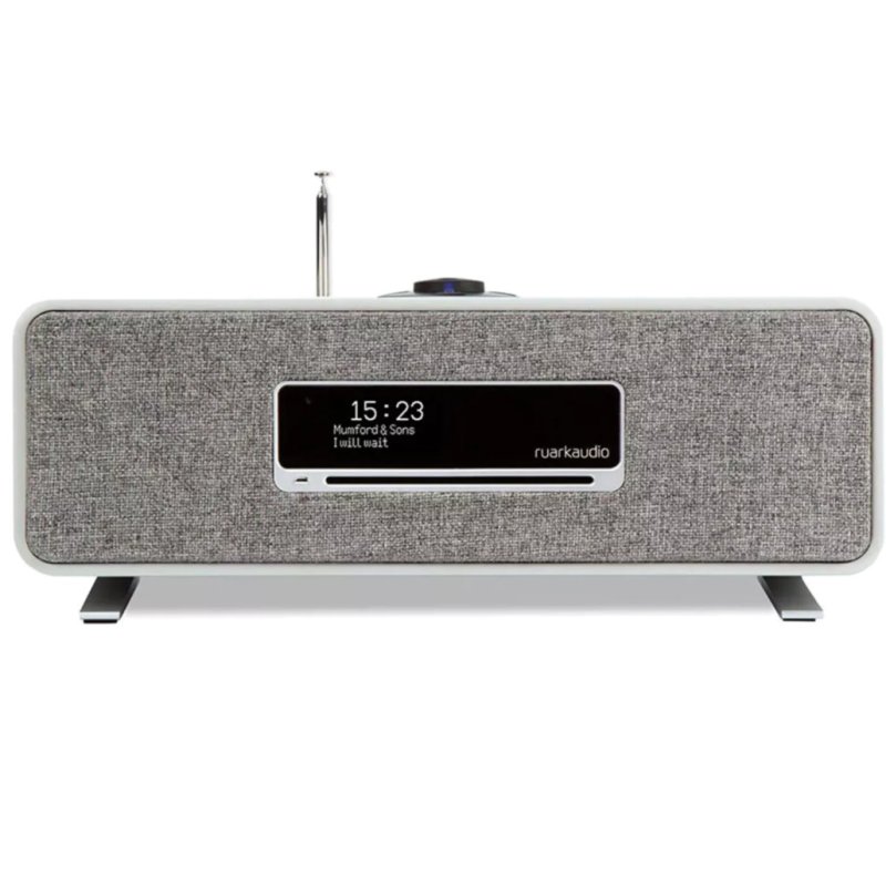 Ruark R3S Wireless Music System Soft Grey — front view