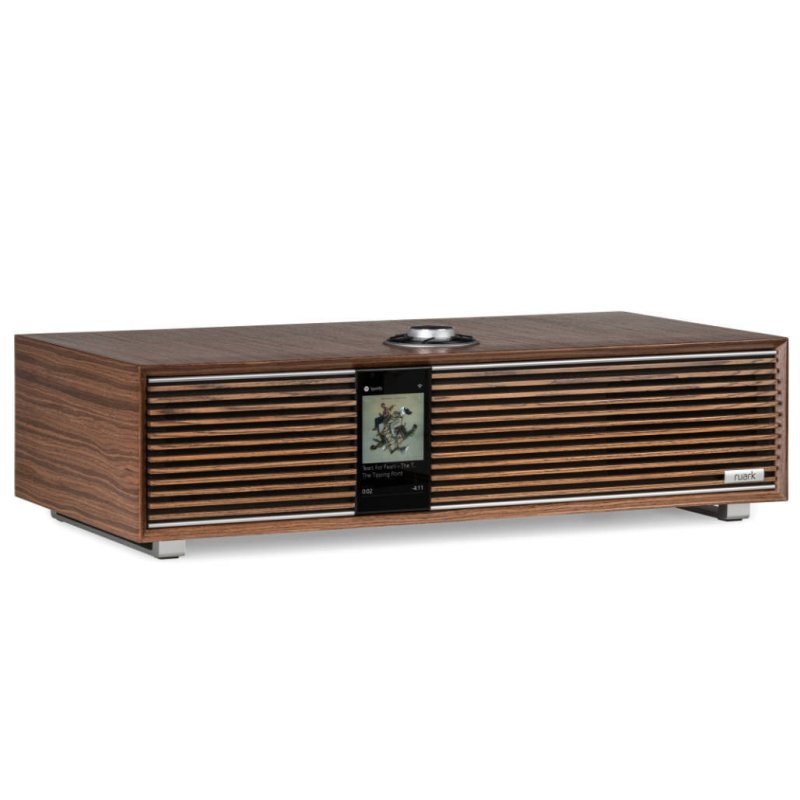 Ruark R410 Wireless Streaming System Fused Walnut — side view