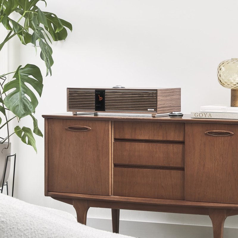 Ruark R410 Wireless Streaming System Fused Walnut — lifestyle