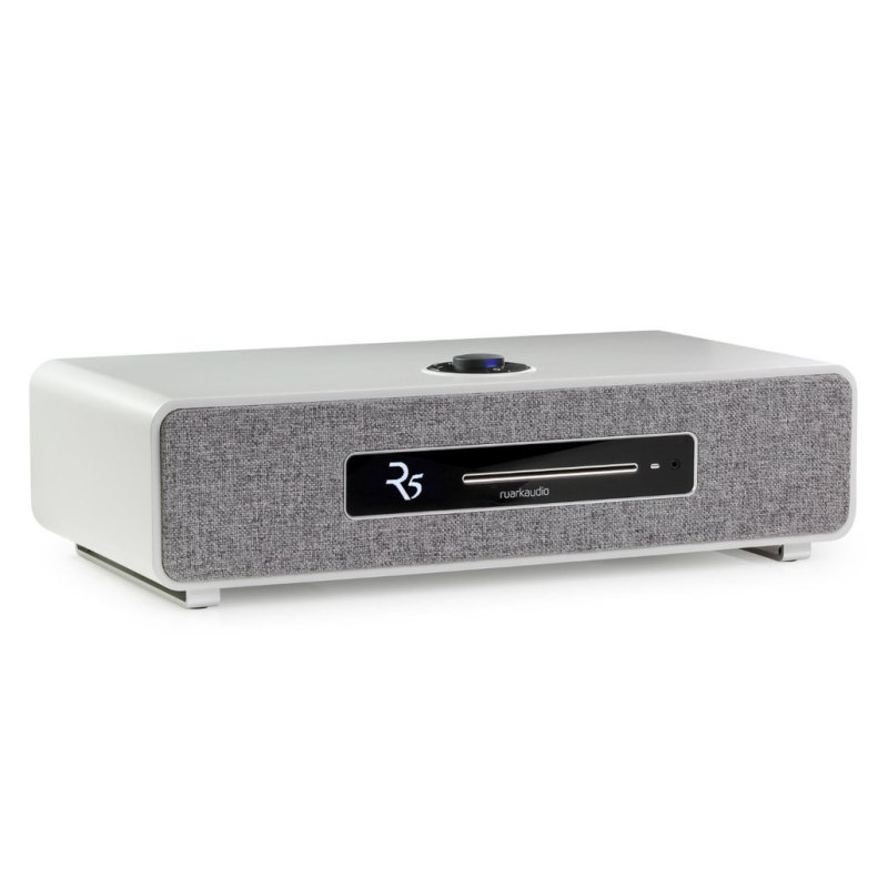 Ruark R5 High Fidelity System Grey Lacquer — three-quarter view