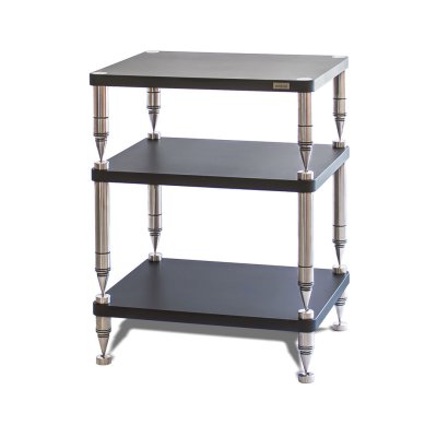 Solid Steel HP-3 Ceramic Hi-Fi Rack (Slate Black)