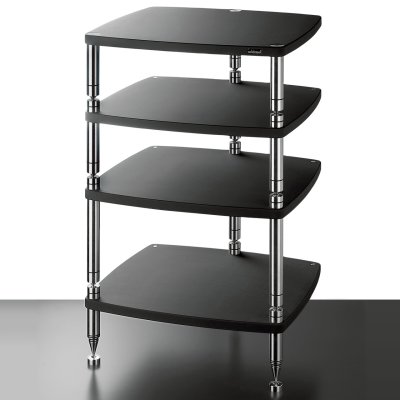 Solid Steel HS-4 Hi-Fi Rack (Flat Black)