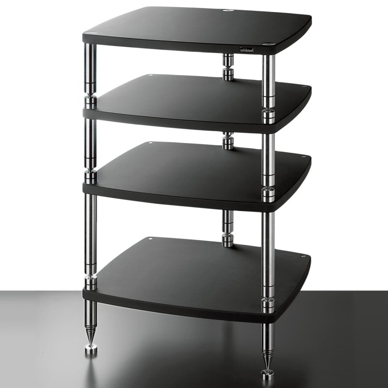 Solid Steel HS-4 Hi-Fi Rack (Flat Black)