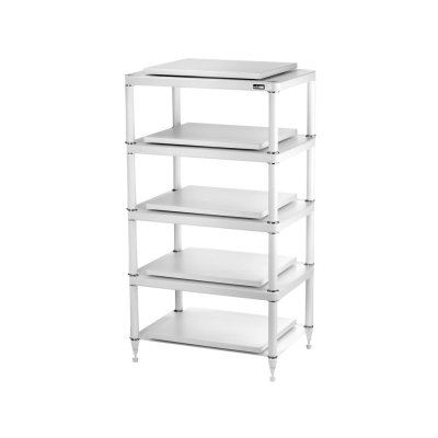 Solid Steel S5-5 Hi-Fi Rack (White)