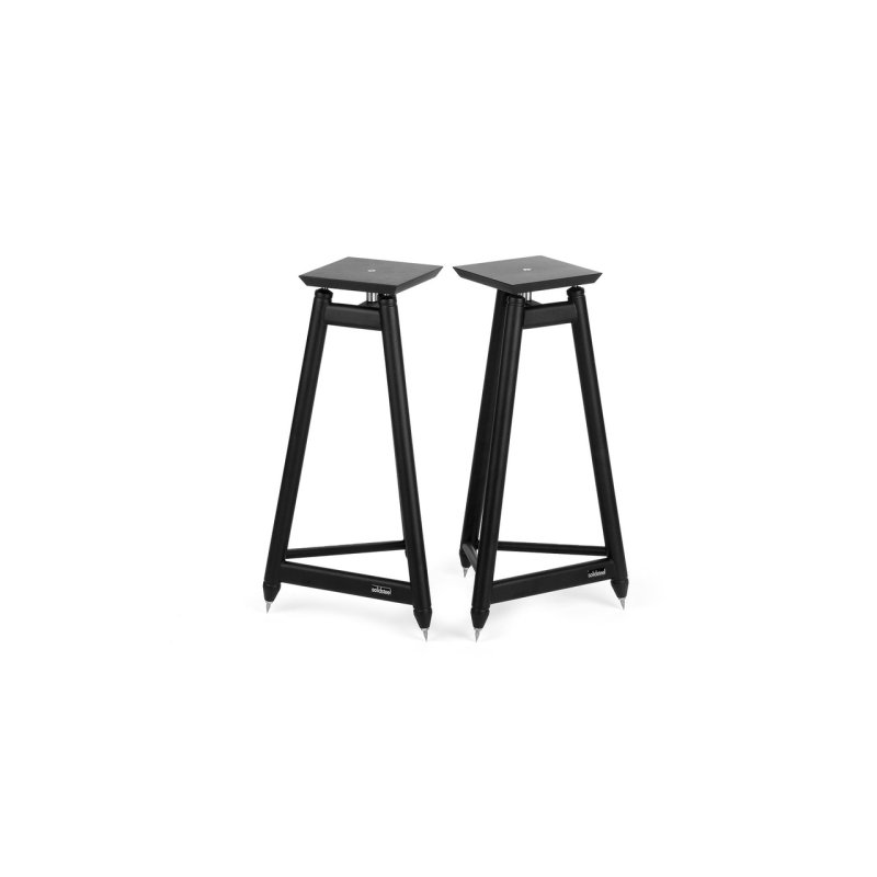 Solid Steel SS-6 Speaker Stands (Black) (Pair) — front view
