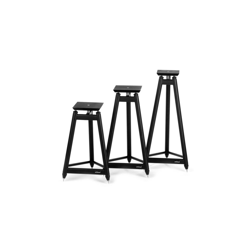 Solid Steel SS-6 Speaker Stands (Black) (Pair) — SS series range (SS-5, SS-6, SS-7)
